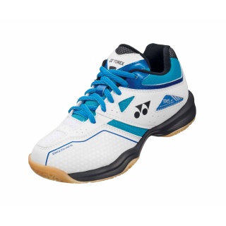 Yonex Buty do Badmintona Power Cushion 36 białe/niebieskie dziecięce